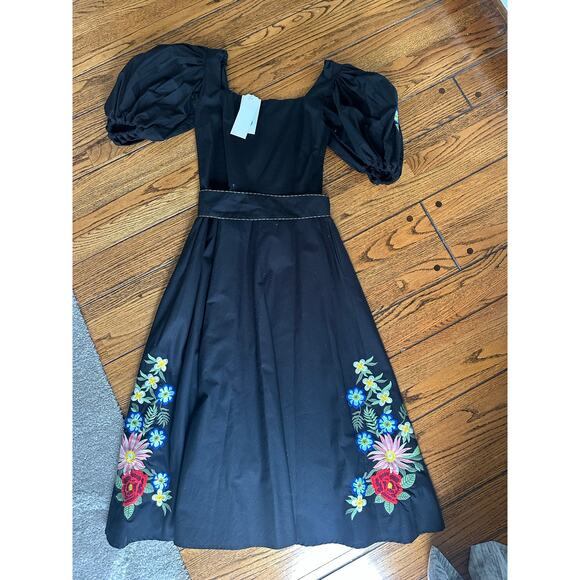 Fanm Mon Maude Dress in Black Small NWT - Picture 8 of 10